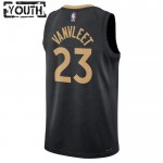 Maillot NBA Toronto Raptors Fred Vanvleet 23 Nike 2022-23 City Edition Noir Swingman - Enfant